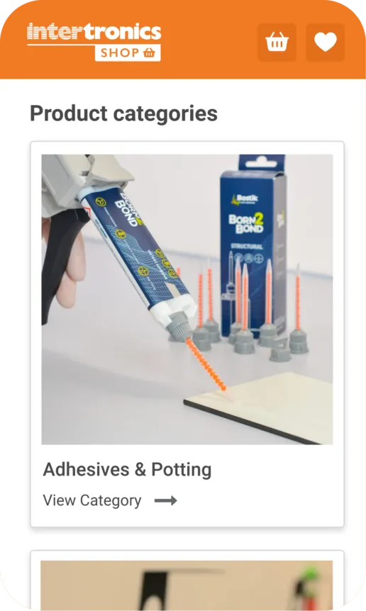 Intertronics e-commerce custom web design